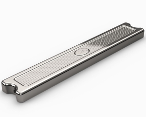 Stufe 80 x 485 mm, Ø 40 mm, V4A