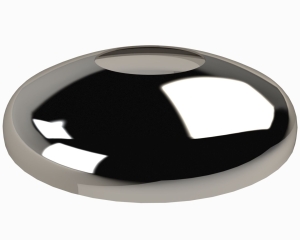 Rosette V4A für Edelstahl-Leiter