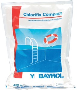 Preview: Bayrol Chlorifix® Compact, Karton à 1.2 kg - schnelllösliches Chlorgranulat im Dosierbeutel*