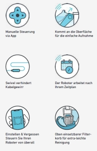 Dolphin M550 - mit Kombibürsten