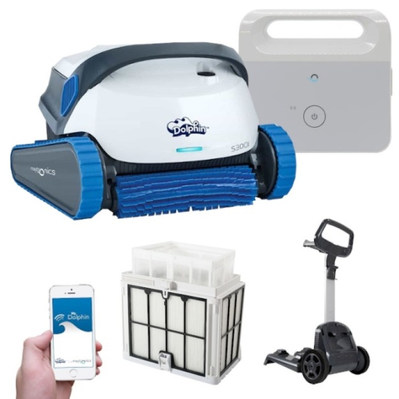 Dolphin S300i mit PVC-Bürsten