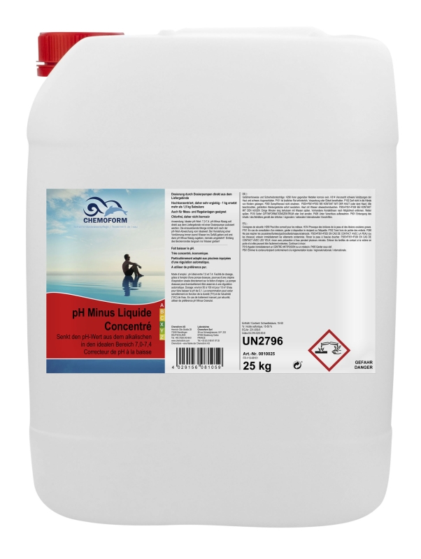Chemoform pH-Minus flüssig, Bidon à 25 kg