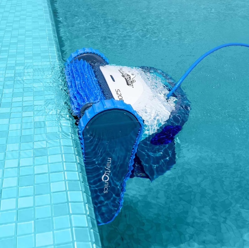 Dolphin S200 mit PVC-Bürsten