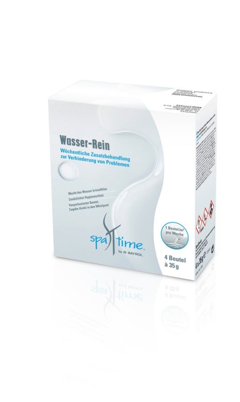 SpaTime Wasser-Rein, Karton à 0.14 kg (4 Beutel à 35 g)
